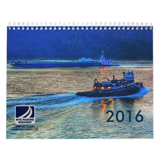 Calendario Tirones y gabarras de la carretera marina 2016 de (Tapa)