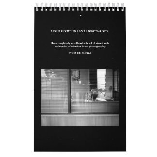 CALENDARIO TIROTEO DE LA NOCHE EN UNA CIUDAD INDUSTRIAL