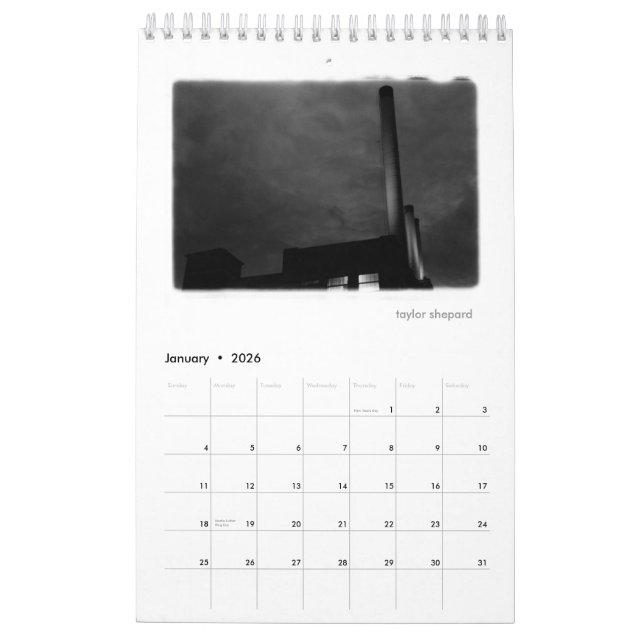 CALENDARIO TIROTEO DE LA NOCHE EN UNA CIUDAD INDUSTRIAL (Jan 2026)