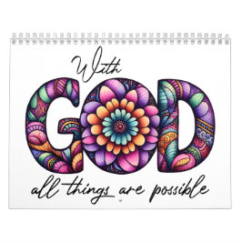 Calendario ¡Todas Las Cosas Son Posibles!