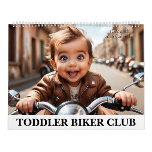Calendario Toddler Biker Club Motorcycle Adventure 2026