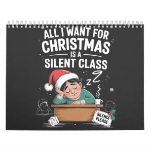 Calendario Todo lo que quiero para Navidad es un profesor de 