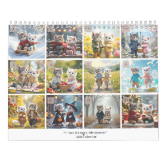 Calendario Tom & Luna’s Adventures™ – 2026 Cozy Seasons Calen