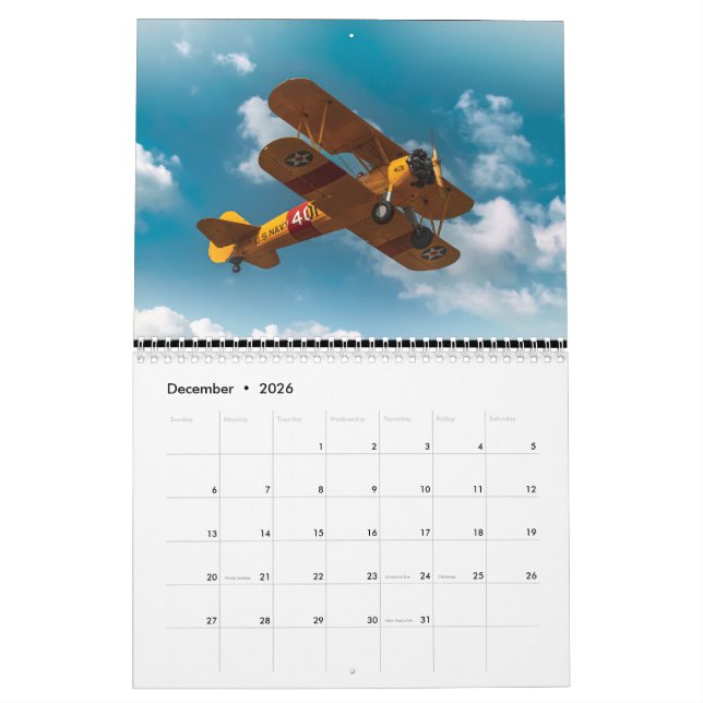 Calendario Tomando vuelo (Dec 2026)