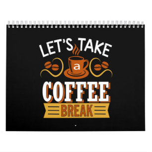 Calendario tomemos un descanso para el café