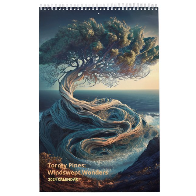 Calendario Torrey Pines: Maravillas de viento (Tapa)
