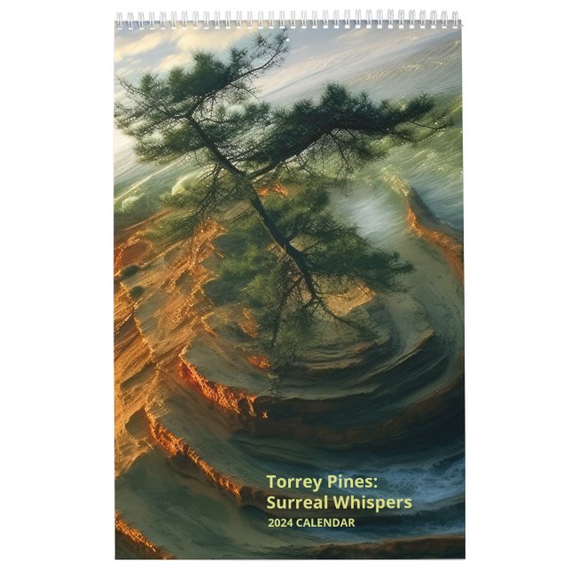 Calendario Torrey Pines: Susurros Surrealistas (Tapa)