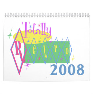 Calendario totalmente retro