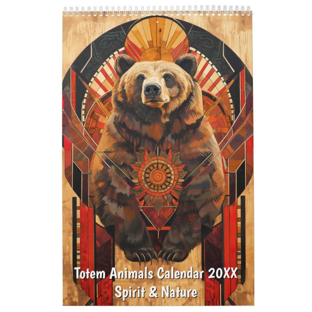 Calendario Totem Animals Calendar 2026 – Spirit & Nature (Tapa)