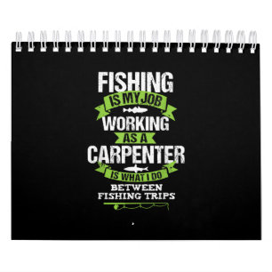 Calendario Trabajador de carpintería divertida para regalo d