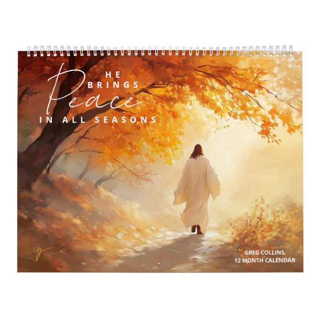 Calendario Trae paz en todas las estaciones (Tapa)