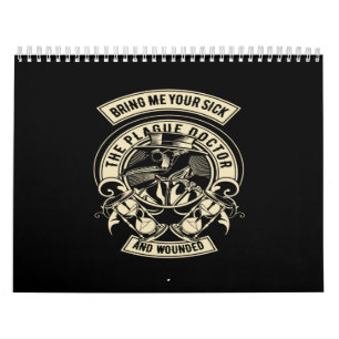 Calendario tráeme su enfermedad el médica de la peste y her