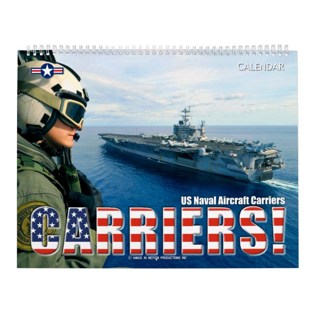 Calendario ¡TRANSPORTES! - Aeronaves navales de los Estados U (Tapa)