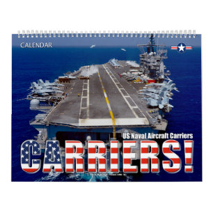 Calendario ¡TRANSPORTES! - Aeronaves navales de los Estados U