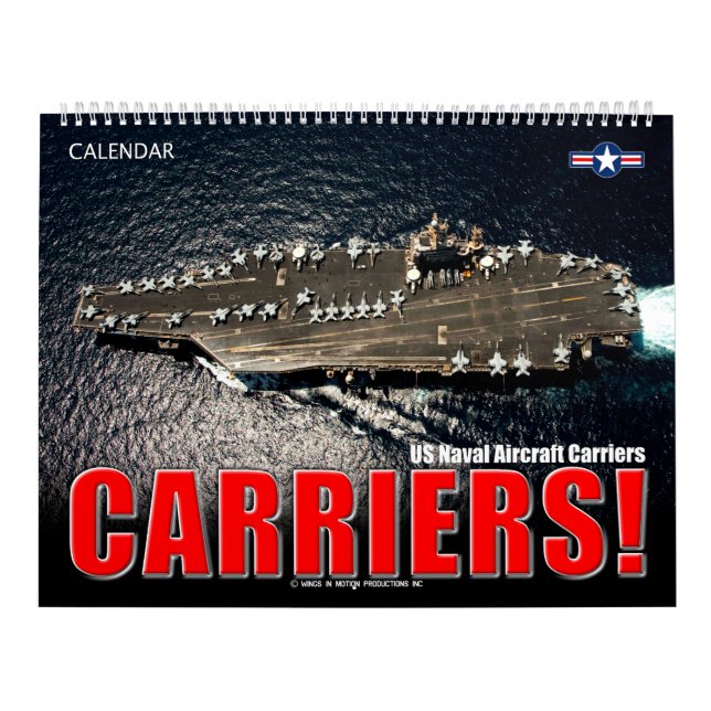 Calendario ¡TRANSPORTES! - Aeronaves navales de los Estados U (Tapa)