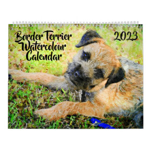 Calendario Traslado fronterizo 2023 de Perro Terrier Mama Gif