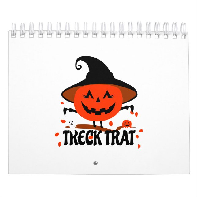 Calendario Treck Trat Pumpkin Sonriente (Tapa)