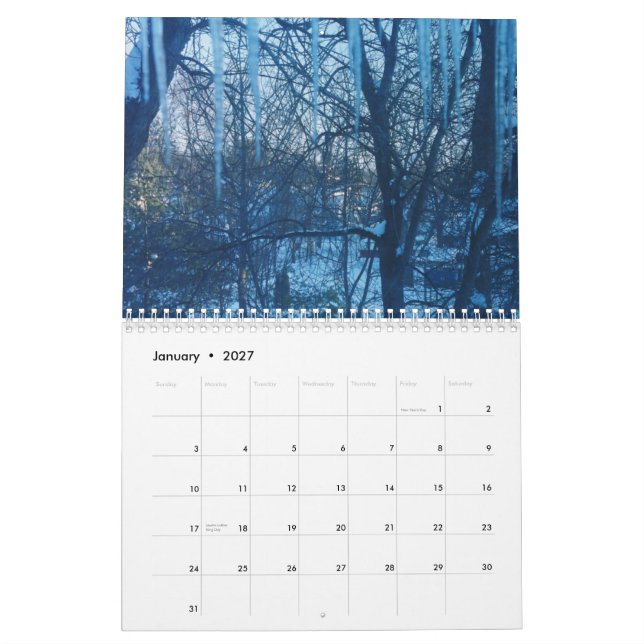Calendario Tree-02, NATURALEZA, SE PREGUNTA (Jan 2027)