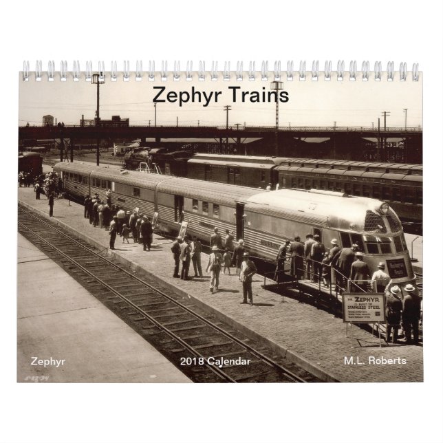 Calendario Trenes de Zephry (Tapa)