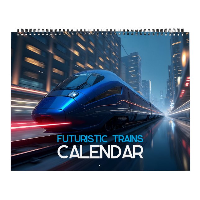 Calendario Trenes Futuristas (Tapa)