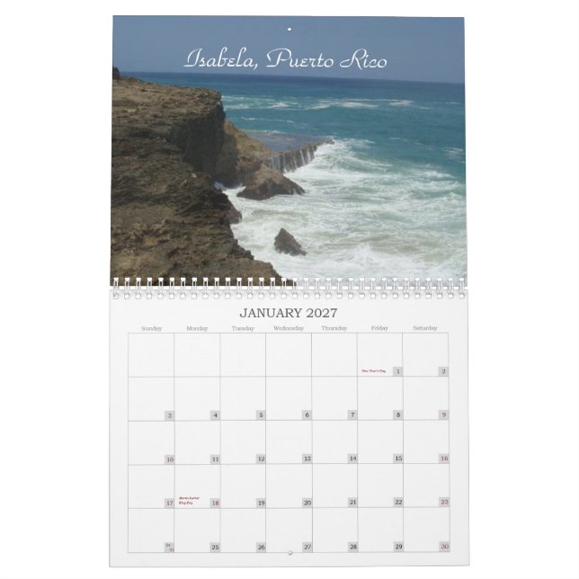 Calendario tropical de los sueños de las (Jan 2027)