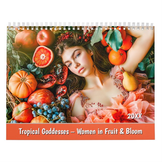 Calendario Tropical Goddesses – Women in Fruit & Bloom (Tapa)