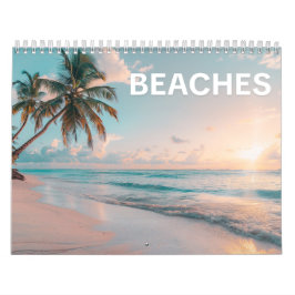 Calendario Tropical Ocean Views & Serene Coastal | Beaches 