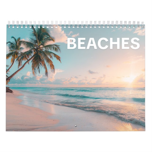 Calendario Tropical Ocean Views & Serene Coastal | Beaches  (Tapa)