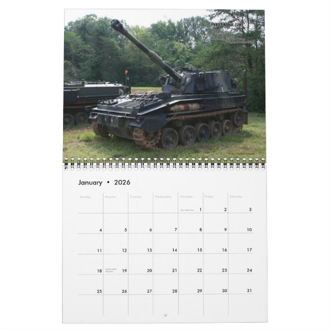 Calendario Trueno 2012 del balanceo (Jan 2026)