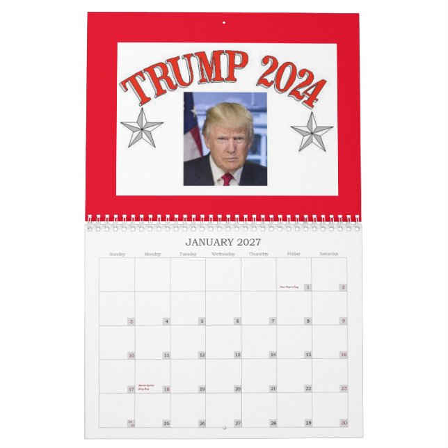 Calendario TRUMP para 2023 (Jan 2027)
