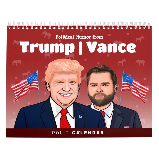 Calendario TRUMP VANCE Humor Político (Tapa)