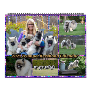 Calendario Trumpet Keeshond 2021