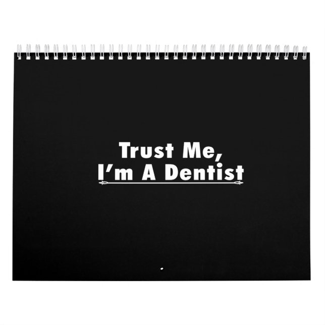 Calendario trust me i'm a dentist (Tapa)