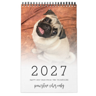 Calendario Tu perro 14 fotos cita 2026