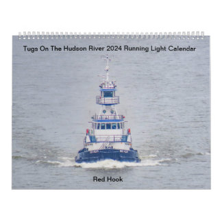 Calendario Tugs en el río Hudson con luz 2024