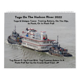 Calendario Tugs En El Río Hudson Con Unicas Vegetales 2022