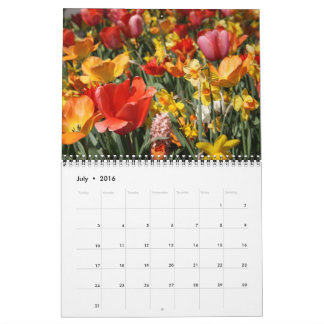 Calendario Tulipanes y molinoes de viento
