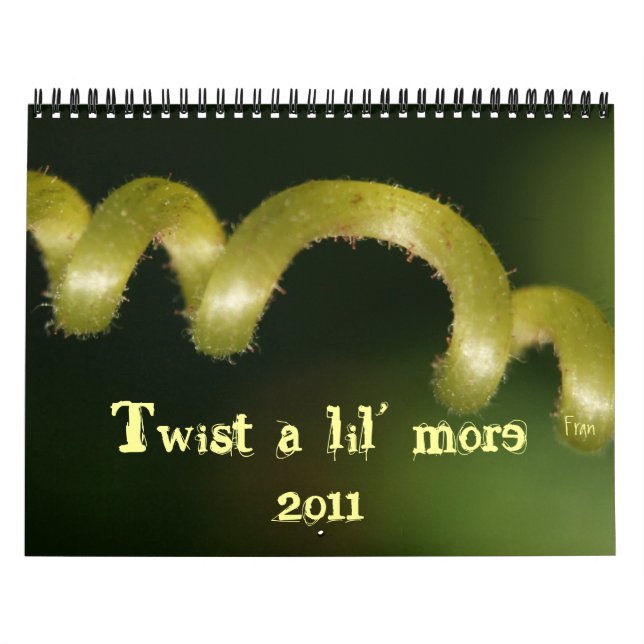 Calendario Twist un lil' más (Tapa)