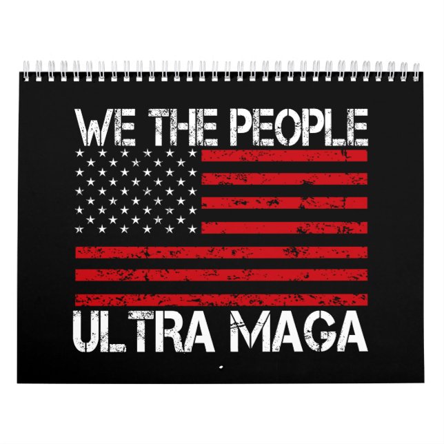 Calendario Ultra Maga Pro Trump 2024 Funny Republicano (Tapa)