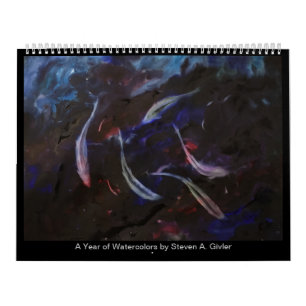 Calendario Un año de acuarelas de Steven A. Givler