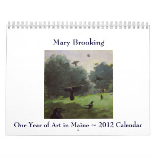 Calendario Un año de arte en Maine