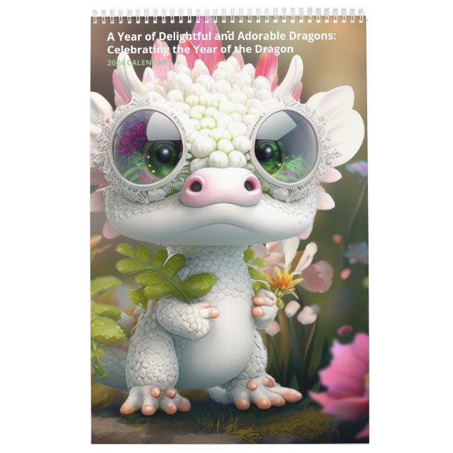 Calendario Un año de dragones deliciosos y adorables (Tapa)