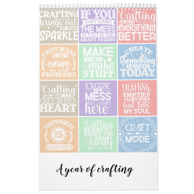 Calendario Un año de elaboración (Tapa)