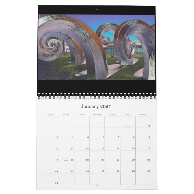 Calendario Un año de imágenes (Jan 2027)