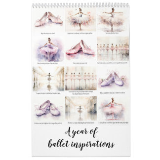 Calendario Un año de inspiración de ballet
