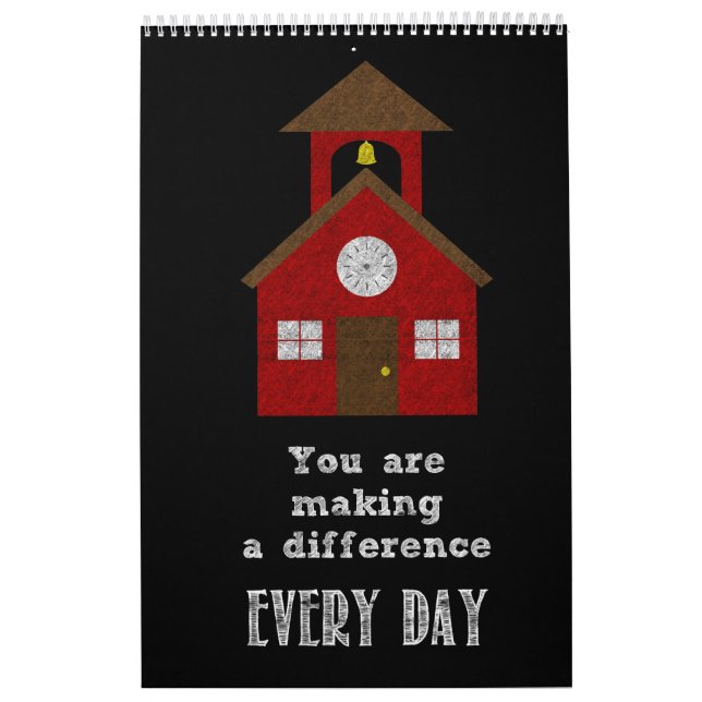 Calendario Un año de inspiración para los profesores (Tapa)