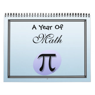 Calendario Un año de matemáticas