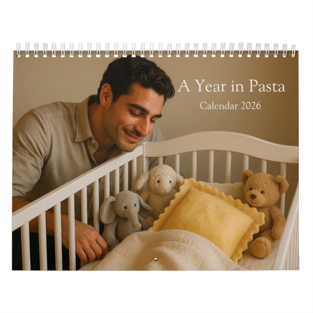 Calendario Un año en la pasta: Calend de sueños alimentados c (Tapa)