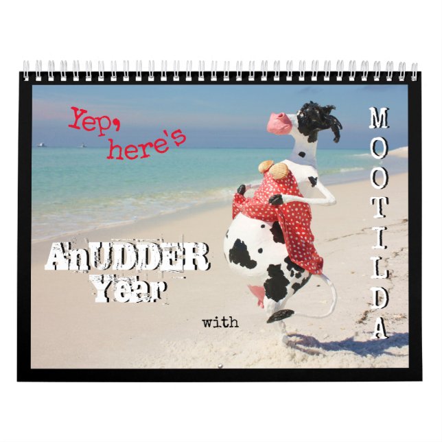 Calendario Un año UDDER te hará reír con Mootilda (Tapa)