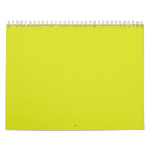 Calendario Un cuadrado amarillo brillante con un borde blanco